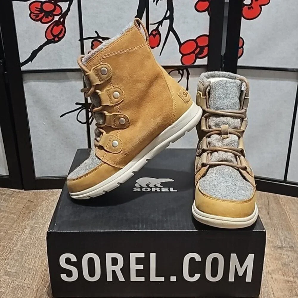 Sorel Explorer Joan Waterproof Boots Size 6 New - Picture 13 of 13